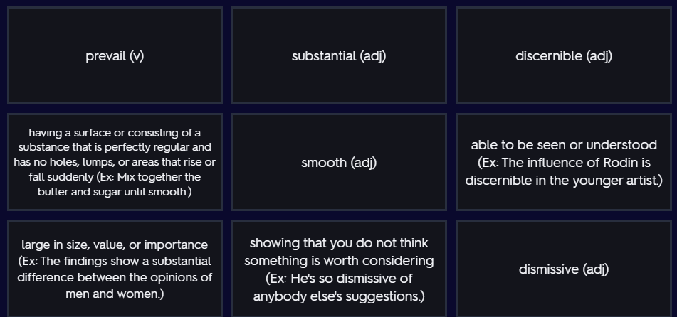 Cách sử dụng Quizlet để học từ vựng SAT 4