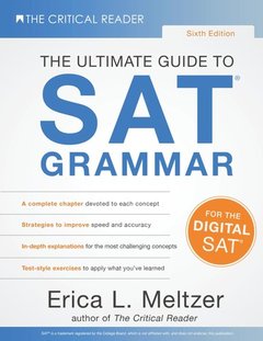 Bìa sách The Ultimate Guide to SAT Grammar, 6th edition, Erica Meltzer, bản Digital SAT