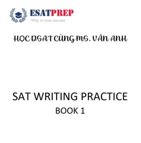 Chia sẻ tài liệu SAT Writing ESATPREP biên soạn